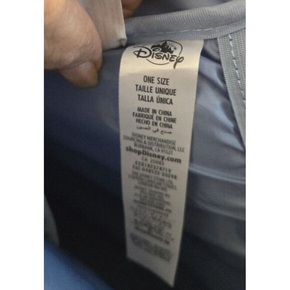 Walt Disney Pictures Large Backpack School Bag Embroidered Castle Logo Blue - Picture 5 of 5